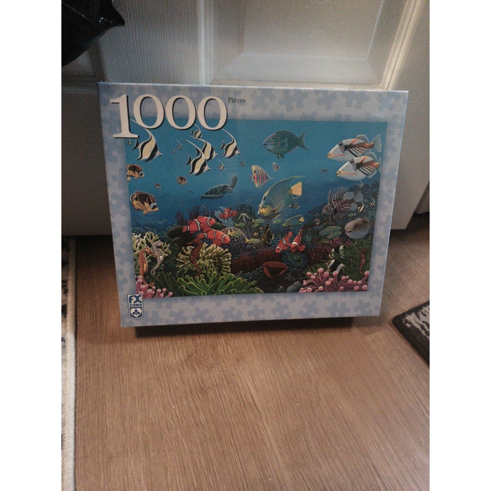 FX Schmid 1000 Piece Jigsaw Puzzle Wonders Of The Sea 2006 No.78201  20x27in New